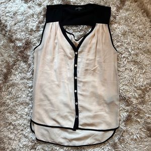 Loose Black and White Top